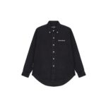 ESSENTIAL DENIM SHIRT BLACK 02