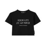 YOUR LIPS FT. MY NECK BABY CROP TEE