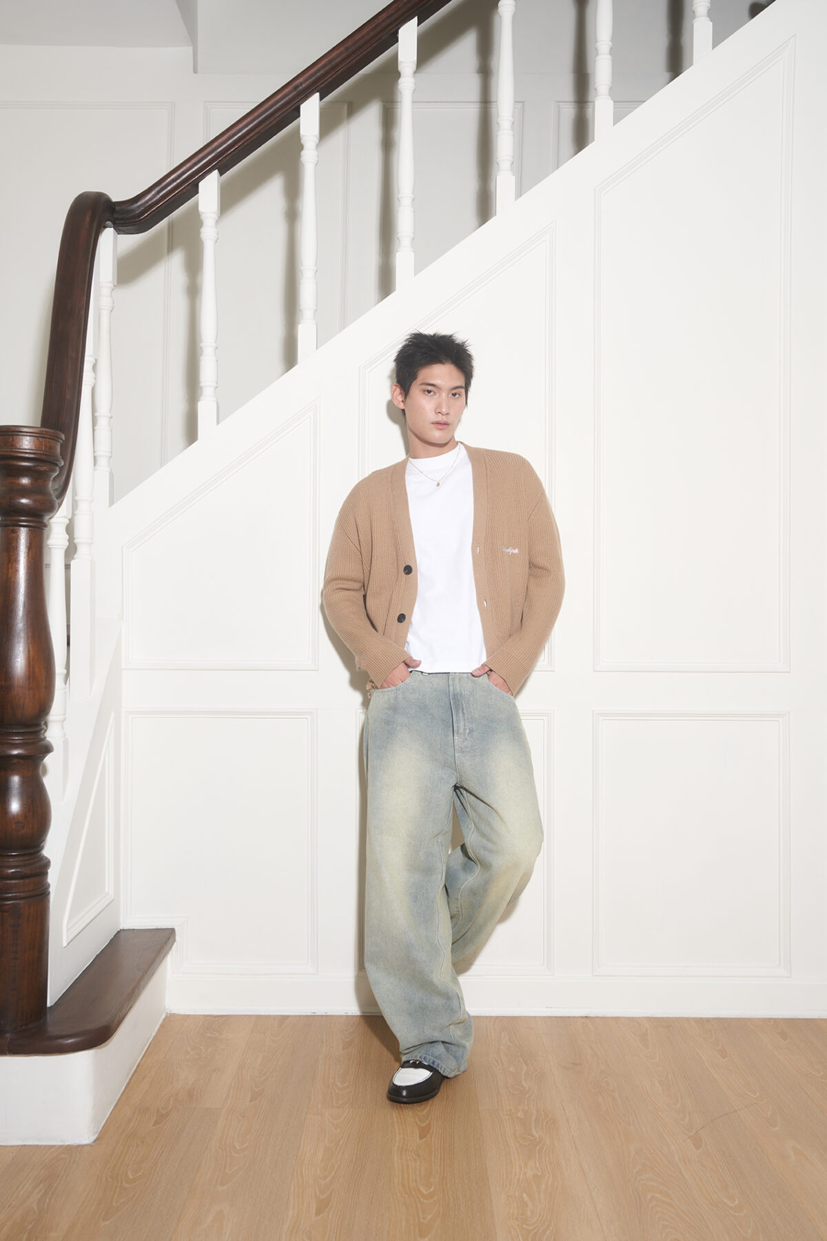 RDY Soft boy cardigan 01 (brown) - Image 4