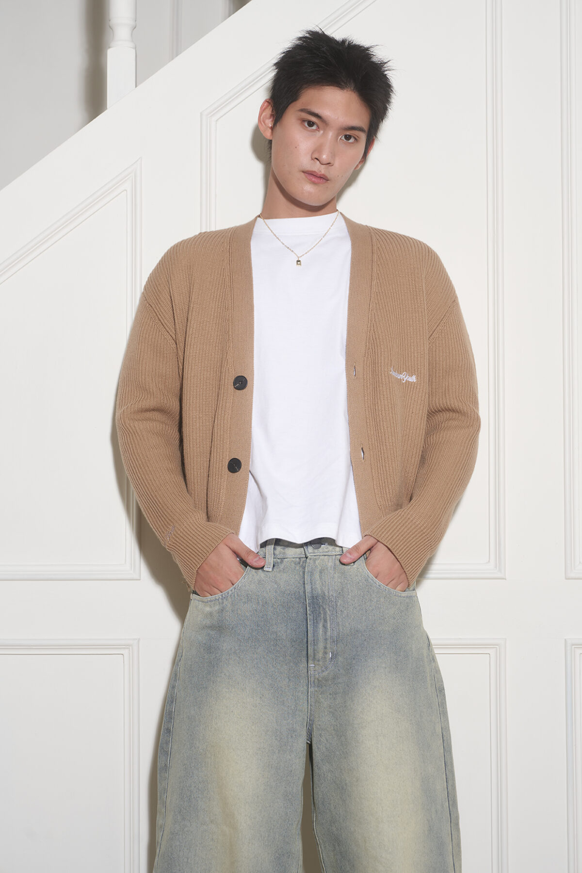 RDY Soft boy cardigan 01 (brown) - Image 7