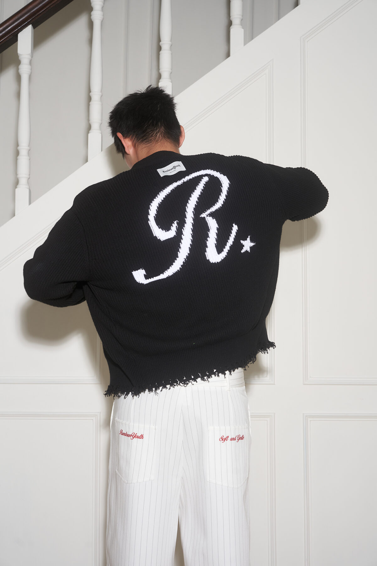 RDY Soft boy cardigan 02 (black) - Image 3