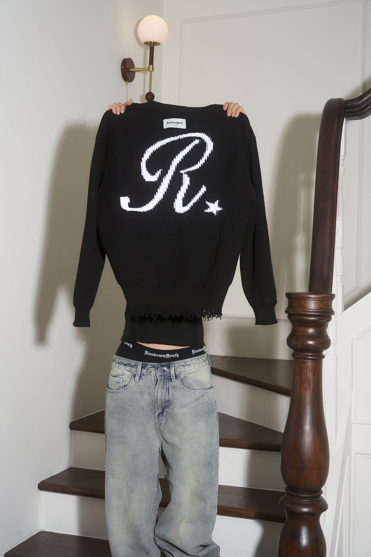 RDY Soft boy cardigan 02 (black) - Image 5