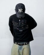 Raw Denim Cap Black - Image 8