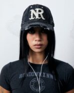 Raw Denim Cap Black - Image 9
