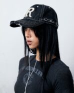 Raw Denim Cap Black - Image 10