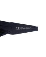 Hoodie Zip Fade Plaid Hood Black - Image 2