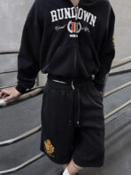 Winter Duality – Sweat wide Short (Black) - Image 4