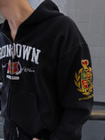 Winter Duality – Cold Night Hoodie Zip (Black) / Hoodiezip010 - Image 2