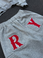 Winter Duality – Sweat wide Short (Grey) - Image 5