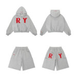 Winter Duality – Sweat wide Short (Grey) SET
