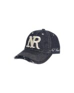 Raw Denim Cap Black