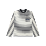 NO MORE - LONG SLEEVE  / WHITE STRIPE