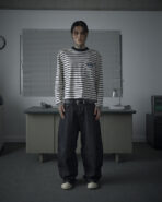 NO MORE - LONG SLEEVE  / WHITE STRIPE - Image 3