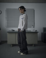 NO MORE - LONG SLEEVE  / WHITE STRIPE - Image 4