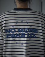 NO MORE - LONG SLEEVE  / WHITE STRIPE - Image 8