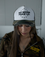 NO MORE - CAMO TRUCKER HAT - Image 6