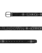 RDY SILVER STUDS BLACK BELT