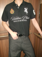 RDY Hidden Place  Polo/Black - Image 2